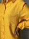 Сорочка базова лляна кольору манго | 6765676 | фото 5