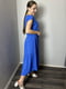 Літня сукня ярусна синя | 6765684 | фото 4