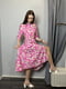 Сукня котонова рожева в квітковий принт “Софія” | 6765929 | фото 4