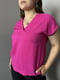 Блуза кольору фуксії з легкої віскозної тканини | 6765932 | фото 4