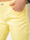 Желтые зауженные брюки | 6810264 | фото 5