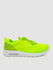 Текстильні кросівки кольору зелений неон | 6810295 | фото 2