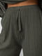 Костюм цвета хаки в рубчик: лонгслив, брюки свободного кроя | 6810359 | фото 6