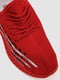 Червоні текстильні кросівки | 6810373 | фото 3