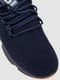 Темно-сині текстильні кросівки | 6810387 | фото 3