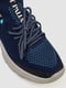 Синие текстильные кроссовки | 6810391 | фото 3