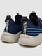 Синие текстильные кроссовки | 6810392 | фото 4