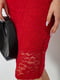 Красная юбка с кружевом | 6810447 | фото 5