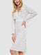 Біла сукня в горошок з довгим рукавом | 6810476 | фото 3