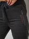 Темно-серые брюки с карманами на молнии | 6810566 | фото 5