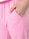 Рожеві штани з манжетами на резинці | 6810568 | фото 5
