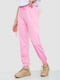 Рожеві штани з манжетами на резинці | 6810568 | фото 3
