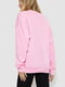 Светло-розовый свитшот с принтом | 6812446 | фото 4