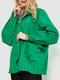 Зеленая ветровка oversize с накладными карманами | 6812502 | фото 3