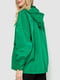 Зеленая ветровка oversize с накладными карманами | 6812502 | фото 4