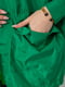 Зеленая ветровка oversize с накладными карманами | 6812502 | фото 5