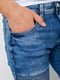 Сині джинси з потертостями та кишенями | 6812527 | фото 5