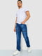 Синие джинсы с потертостями | 6812534 | фото 2