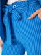 Синій брючний костюм: жакет та вкорочені штани | 6812540 | фото 5
