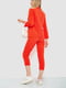 Красный брючный костюм: жакет и укороченные брюки | 6812541 | фото 4