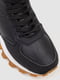 Черные кроссовки на рельефной подошве | 6812543 | фото 4