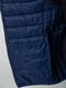 Синяя куртка из стеганного материала на молнии | 6812549 | фото 8