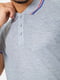 Сіра бавовняна футболка-поло на ґудзиках | 6812566 | фото 5