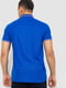 Бавовняна футболка-поло кольору електрик на ґудзиках | 6812570 | фото 4