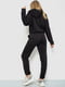 Чорний спортивний костюм: толстовка та штани | 6812582 | фото 4
