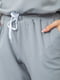 Светло-серый спортивный костюм: худи и брюки | 6812587 | фото 7