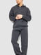 Темно-серый спортивный костюм: толстовка и брюки | 6812594 | фото 2