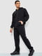 Черный спортивный костюм: толстовка и брюки | 6812596 | фото 3