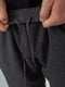 Темно-серые трикотажные шорты с карманами | 6812622 | фото 6