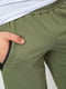 Шорты цвета хаки с боковыми карманами | 6812628 | фото 5