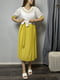 Сукня довжини міді жовта | 6766036 | фото 5