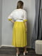 Сукня довжини міді жовта | 6766036 | фото 3