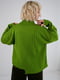 Асиметричний зелений светр з коміром-стійкою | 6766282 | фото 5