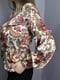Блуза в квітковий принт з об’ємними рукавами | 6766287 | фото 3