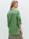 Зелена бавовняна сорочка на гудзиках | 6802460 | фото 3