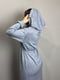 Блакитна ангорова сукня-худі з капюшоном | 6802470 | фото 5