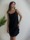 Комплект домашнього одягу чорний: сорочка та халат | 6812119 | фото 5