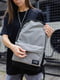 Сірий рюкзак з водовідштовхувальної тканини | 6812132 | фото 5
