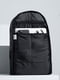 Чорний рюкзак з водовідштовхувальної тканини | 6812134 | фото 6