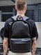 Чорний рюкзак з водовідштовхувальної тканини | 6812135 | фото 6