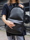 Чорний рюкзак з водовідштовхувальної тканини | 6812136 | фото 5