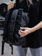 Чорний рюкзак з функцією “rolltop” | 6812138 | фото 5