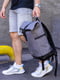 Сірий рюкзак з функцією “rolltop” | 6812139 | фото 2
