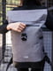 Сірий рюкзак з функцією “rolltop” | 6812140 | фото 6