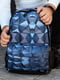 Синий рюкзак с ярким принтом | 6812145 | фото 3