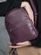 Фиолетовый рюкзак из экокожи | 6812152 | фото 3